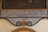 Nederlandse (=Vlaamse) opschriften in een Franse kerk.