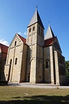De kerk in Langenhorst, gemeente Ochtrup