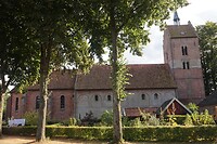 Romaanse kerk in Anloo, Drenthe.