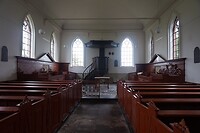 Interieur van de kerk van Wittewierum.