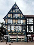 Eén van de vele mooie huizen in Celle