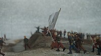 Deel van het diorama