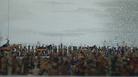 Deel van het diorama