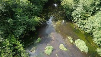 Eindelijk een heuse rivier: de Gudenå.