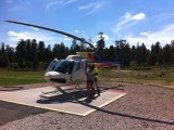 weer sil uit de helikopter