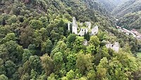 Samobor, kasteel ruïne.