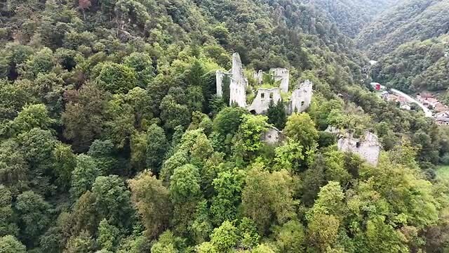 Samobor, kasteel ruïne.
