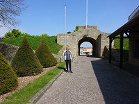 Poort vanaf het fort