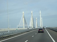 A12 en via de brug naar de A2