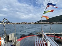 Op de boot naar Santaño