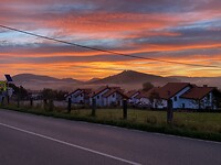 Mooi uitzicht in de vroege ochtend