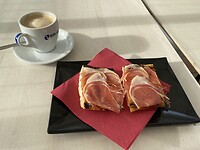Mijn ontbijt in Galizano