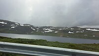 Sneeuw op 1250 meter