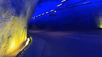 In de Lærdal tunnel