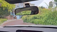 Lombard street vanuit de auto