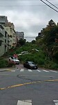 Lombard street vanuit de straat