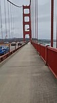 Patrick op the Golden Gate Bridge