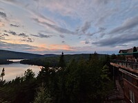 Zonsondergang hotel Sacacomie