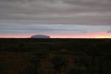 sunset ayers rock, vanaf olga's