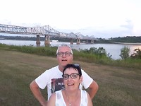 Aan de andere kant van de rivier bij Natchez