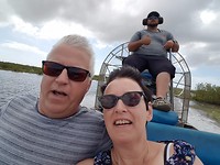 Op een Airboat