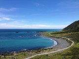 Cape Palliser road from lighthouse, crazy!