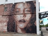 Street-art op lege plekken in de stad