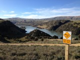 Lake Roxbourgh met de Clutha Gold Trail, staat nog op de To Do lijst!