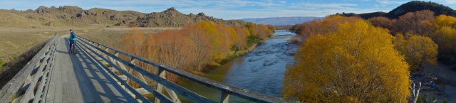 Otago Central Rail Trail, met herfst kleuren! Wat een top dag!