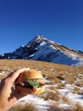 Veel lekkerder dan op hoogte in de sneeuw wordt het niet! Ben Lomond Track Queenstown