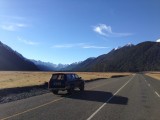 Milford Highway, Enorme vlakte waar ooit een gletsjer voort schoof!