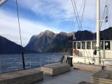 Cruising Milford Sound, zonder de normaal gesproken, in de zomer, 120 chinezen!