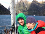 Cruising Milford Sound, thermo's check.