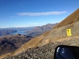 ..Op een glibberige gravel road! Mhoeaaa!