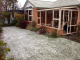 Ondertussen in Gore! Hieaaa morning frost!