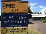 Maar helaas deed niemand open bij het hutje van Ministry of Health :)