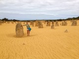 The Pinnacle Desert, West Coast. Vrij aparte woestijn!
