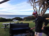 Chef BBQ met serious views! Briljante camping!