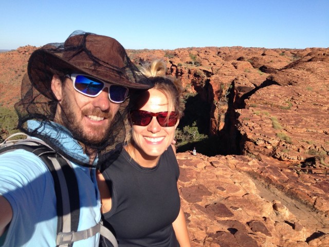 Malle erosies en hoopjes rots @ Kings Canyon