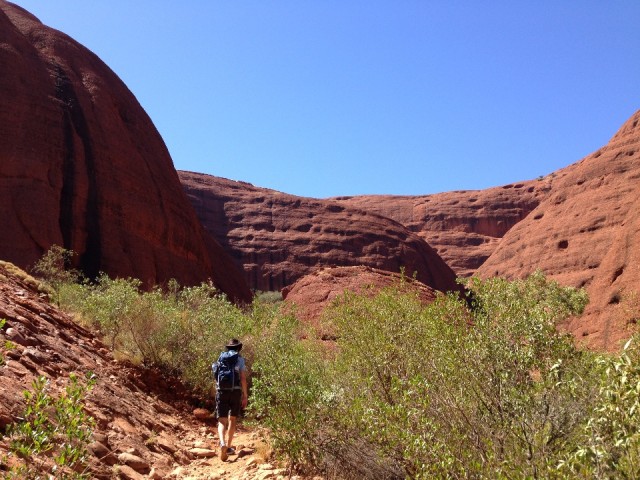 Valley of the winds, without wind.. @ Kata Tjuta