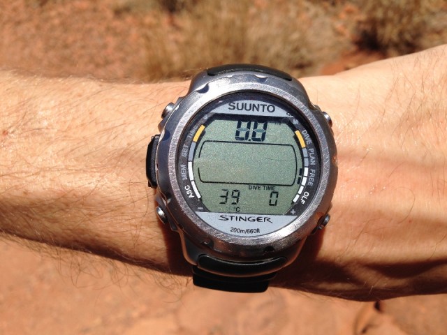 Halverwege, nog steeds geen wind... @ kata tjuta
