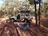 Ook het campen was niet vervelend hier @ Wilpena Pound
