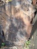 Buitenaardse tekens in de secret canyon, alias de abo's weten niet hoe dit hier gekomen is...