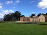 Port Arthur penal colony met hier de restanten van het boeven gevang. Bijzondere plek.