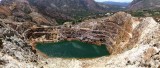 Een oude ijzer erts groeve @ Queenstown