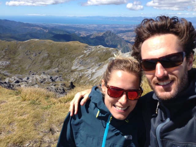 En evenly stunning over Nelson Bay! Met mattie en tevens superhero haar M!