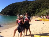 Dag 2: Straaaaalend weer! Op naar Abel Tasman National Park Kayak & Coastal Track.