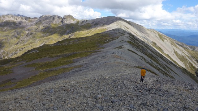 En de ridge gaat weer verder.. @ Nelson Lakes NP