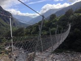 De langste swingbridge onderweg, M blij!