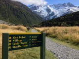 Op naar de Mueller hut na een ochtend storm en regen. Halleluja NZ's weer!